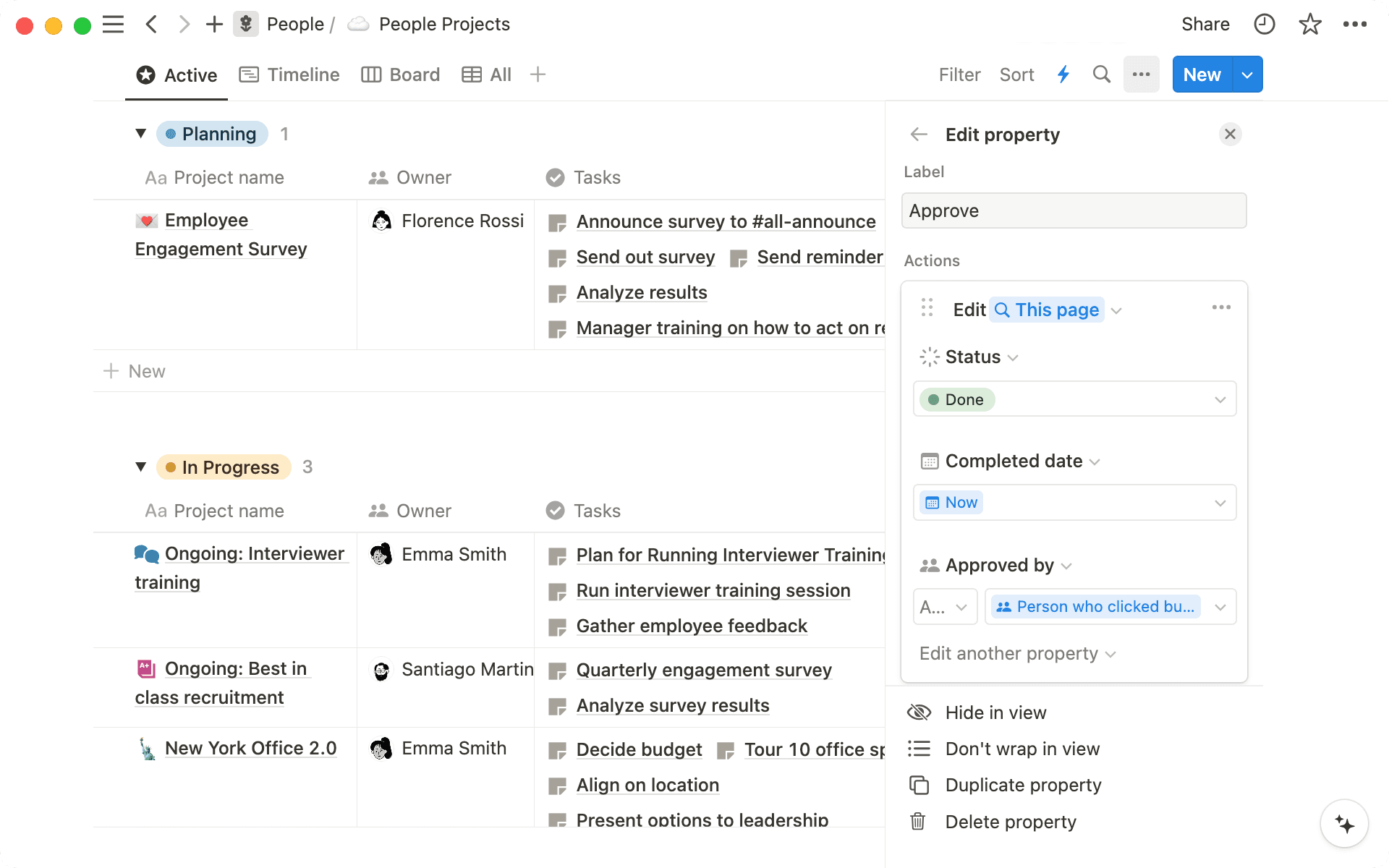 Edit your button property to add all the steps you require.