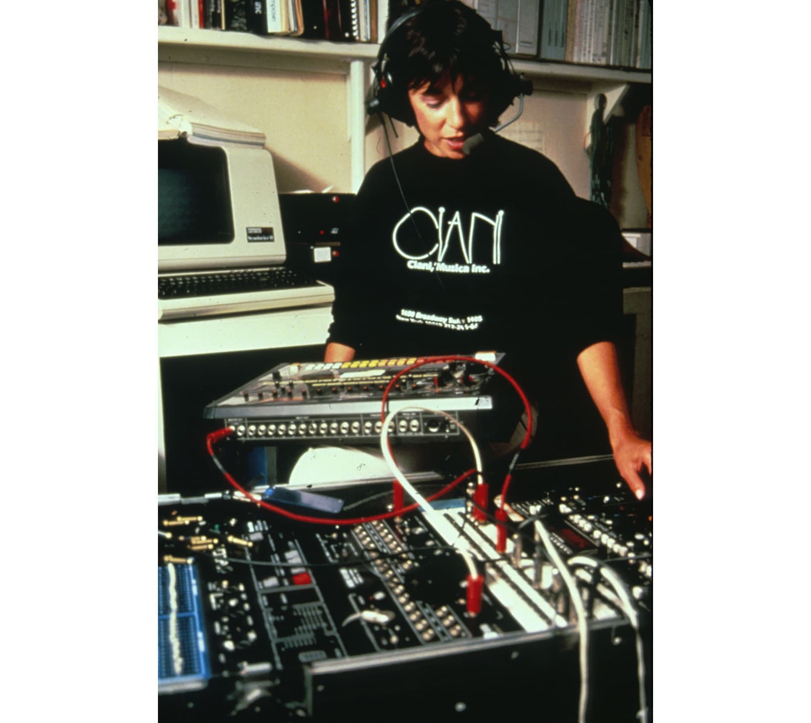 Suzanne working at home. Image from The Paris Review.