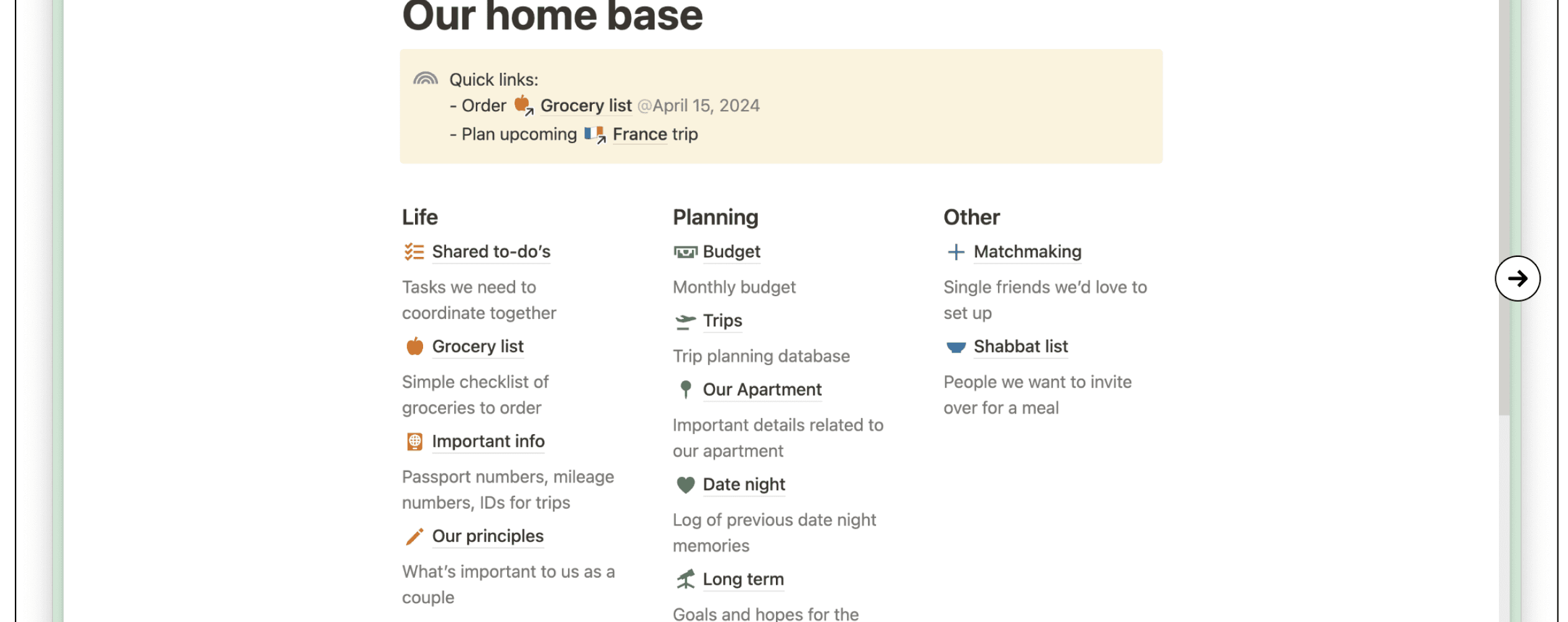 Couple's Home Base Hero