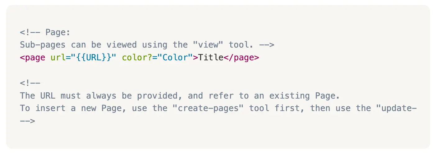 Notion-flavored Markdown: