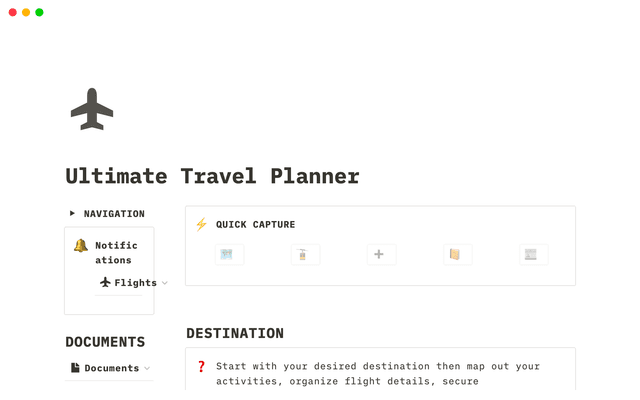 Ultimate Travel Planner